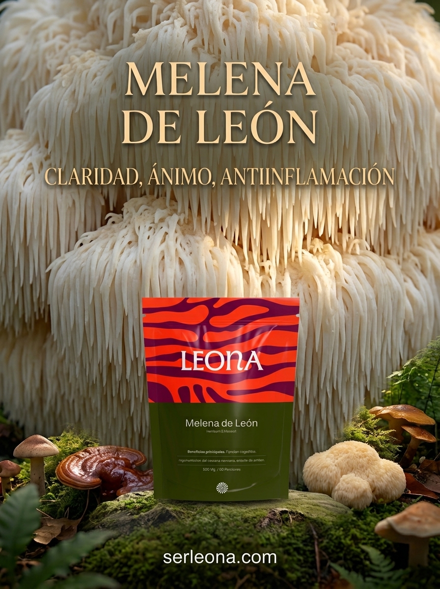 MELENA DE LEÓN <br>Claridad, ánimo, antiinflamación