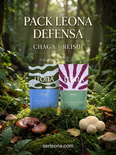Pack Leona DEFENSA<br> Chaga + Reishi