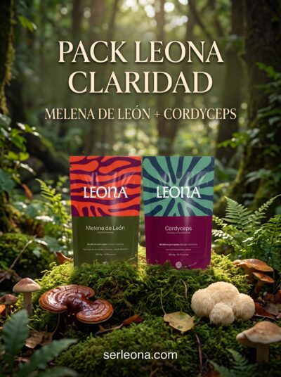 Pack Leona CLARIDAD<br> Melena de león + Cordyceps