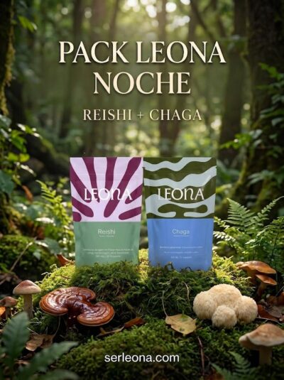 Pack Leona Noche<br> Reishi + Chaga