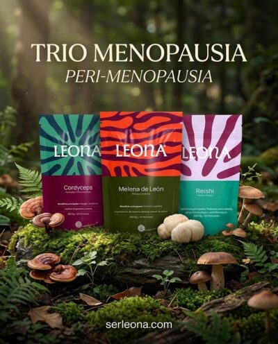Pack Trio Peri y Menopausia<br> Cordyceps, Melena de León, Reishi